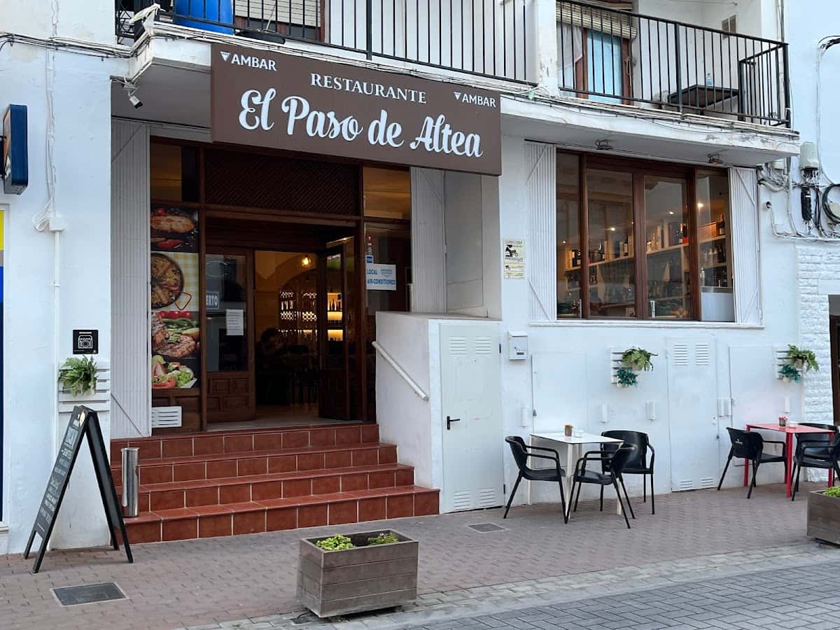 Restaurante "El Paso de Altea" 1