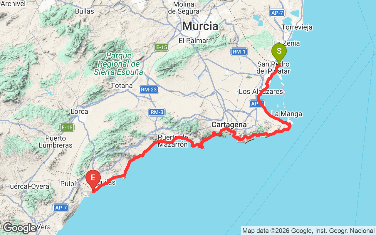 Sendero del Mediterráneo - Murcia